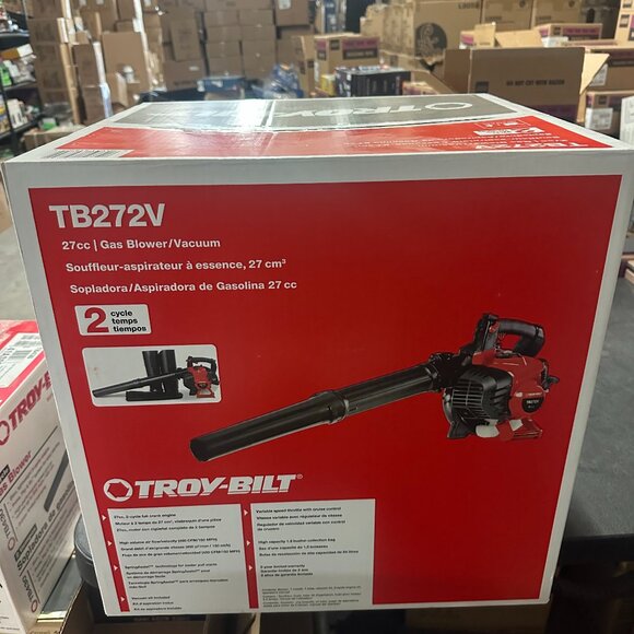 Troy-Bilt TB272V 2-Cycle Leaf Blower/Vac/Shredder, 27cc - Picture 1 of 2